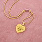 I Speak For Those Who Has No Voice - Engraved Heart Necklace - Gift for Mom