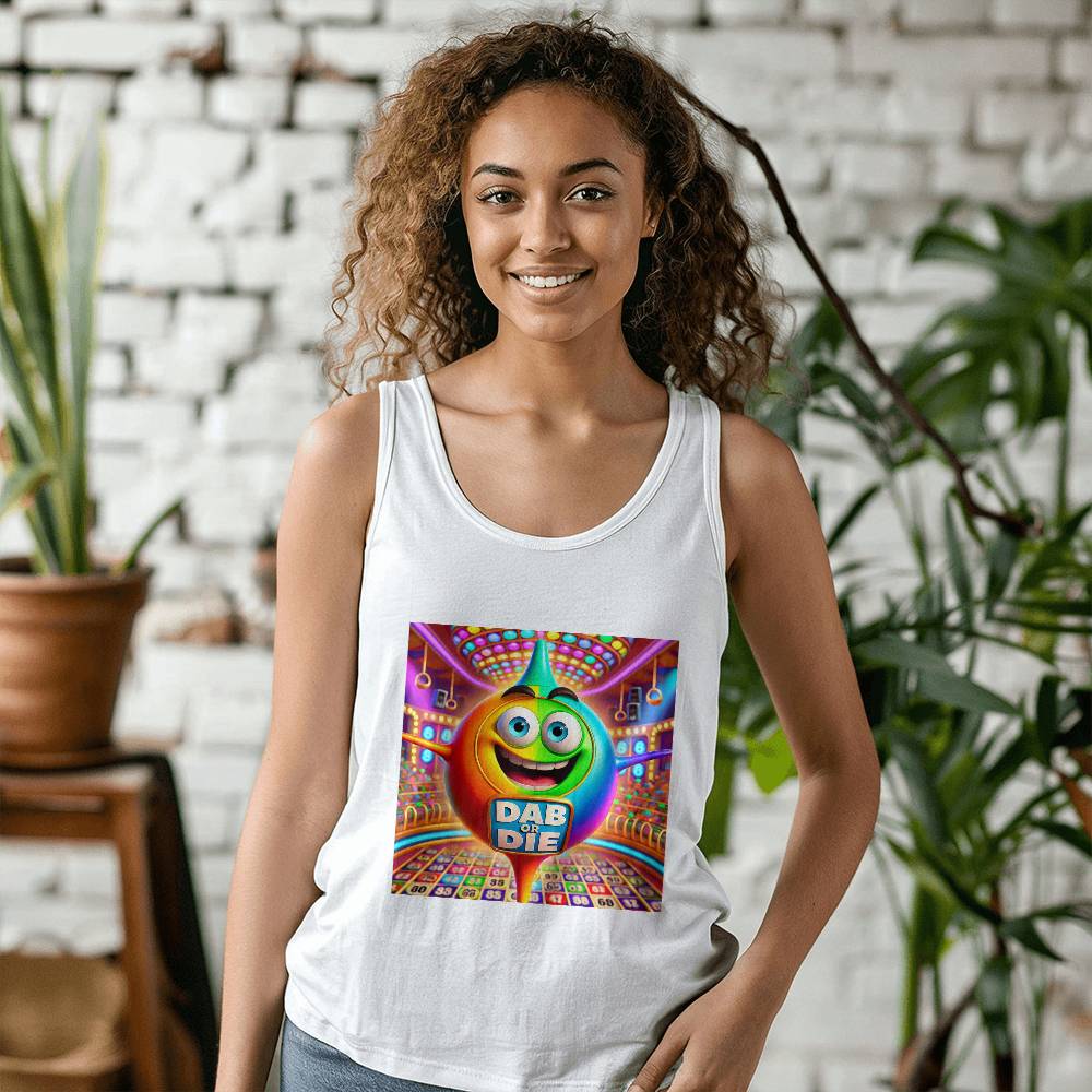 Dab Or Die 2 - 3480 Bella + Canvas Unisex Jersey Tank Front Print - Gift for Her - Gift for Him