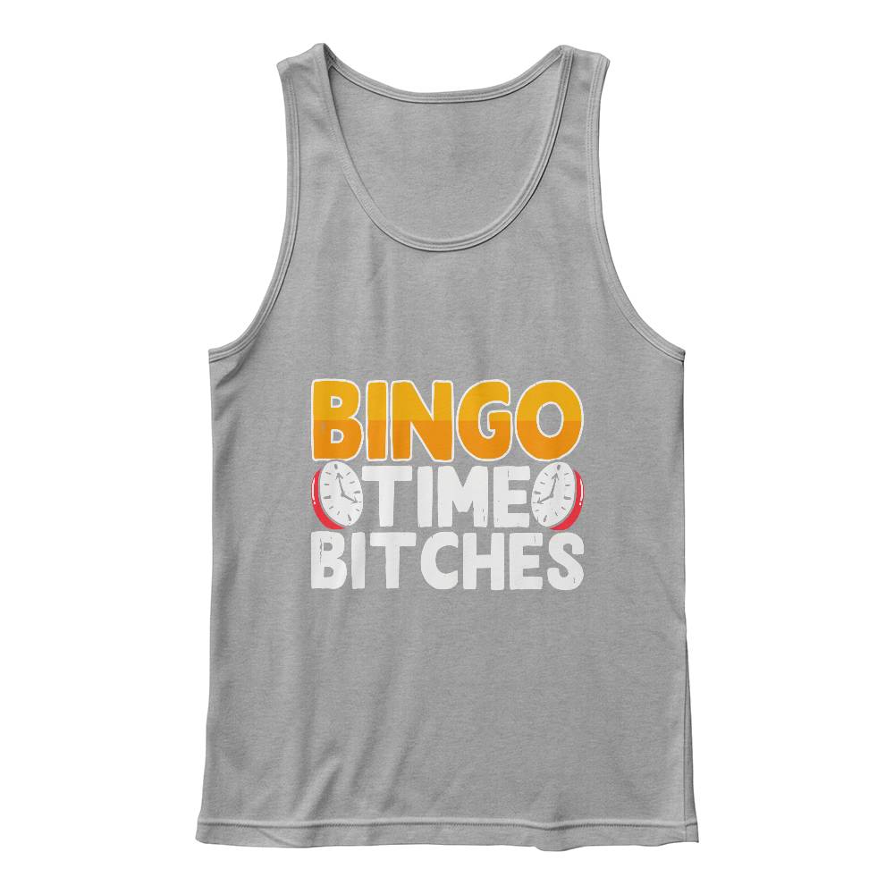 Bingo Time Bitches - 3480 Bella + Canvas Unisex Jersey Tank Front Print - Gift for Her