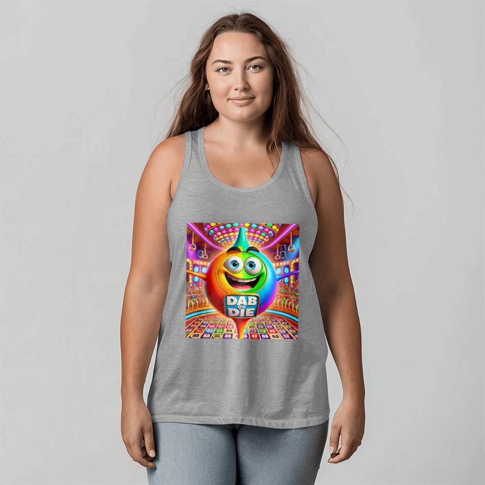 Dab Or Die 2 - 3480 Bella + Canvas Unisex Jersey Tank Front Print - Gift for Her - Gift for Him