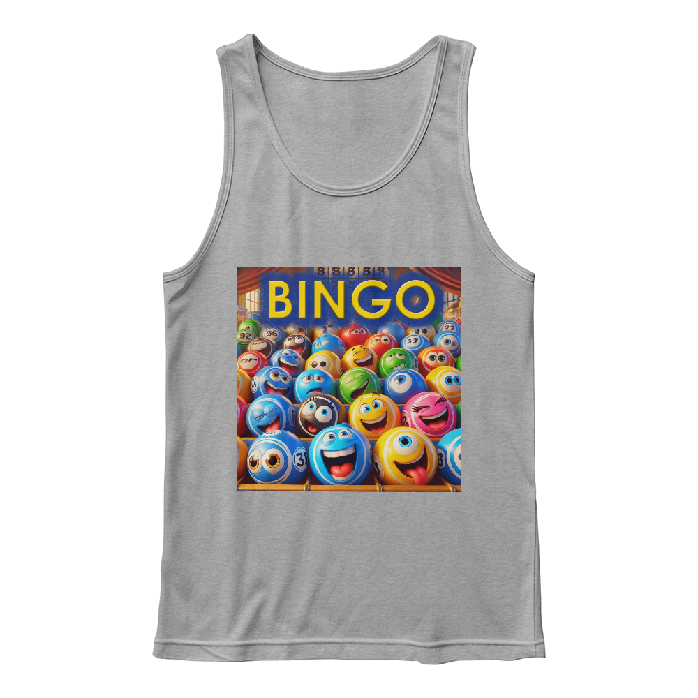 Bingo 01 - Bella + Canvas 3480 Unisex Jersey Tank Front Print - Gift for Her - Gift for Him