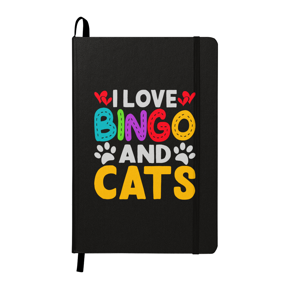 I Love Bingo And Cats - Ambassador Bound Journal - Gift for Her