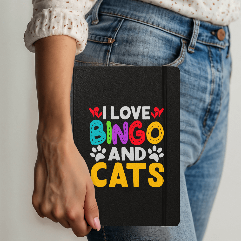 I Love Bingo And Cats - Ambassador Bound Journal - Gift for Her