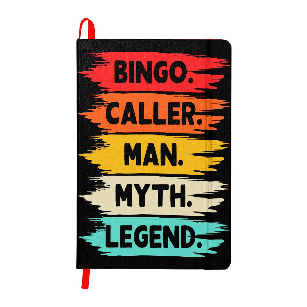Bingo Caller Man Myth Legend - Ambassador Bound Journal - Gift for Him