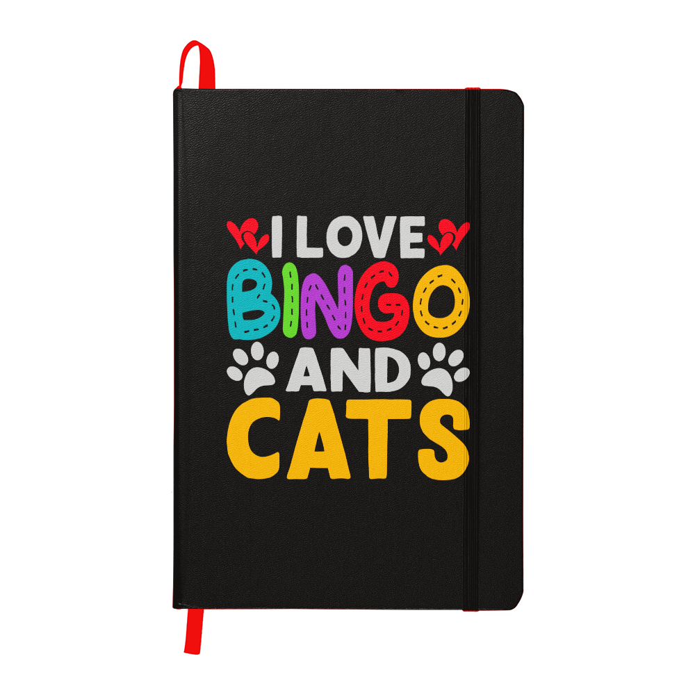I Love Bingo And Cats - Ambassador Bound Journal - Gift for Her