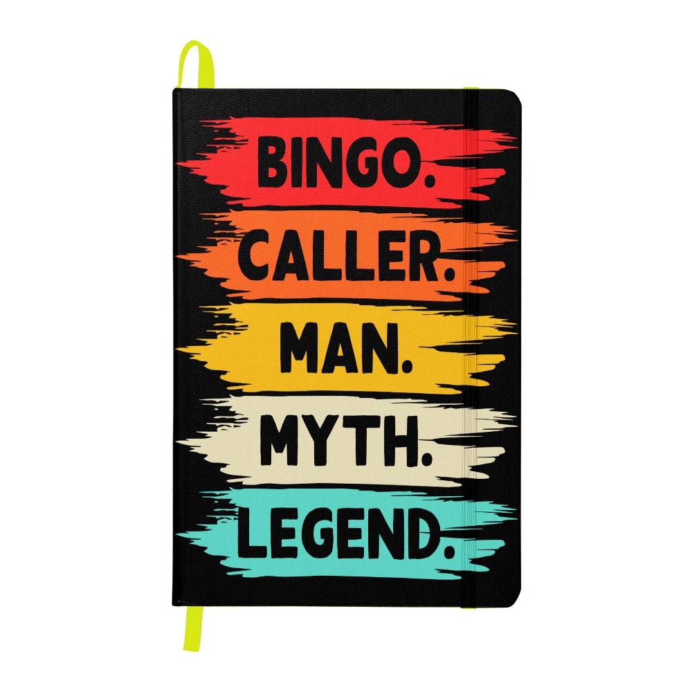 Bingo Caller Man Myth Legend - Ambassador Bound Journal - Gift for Him