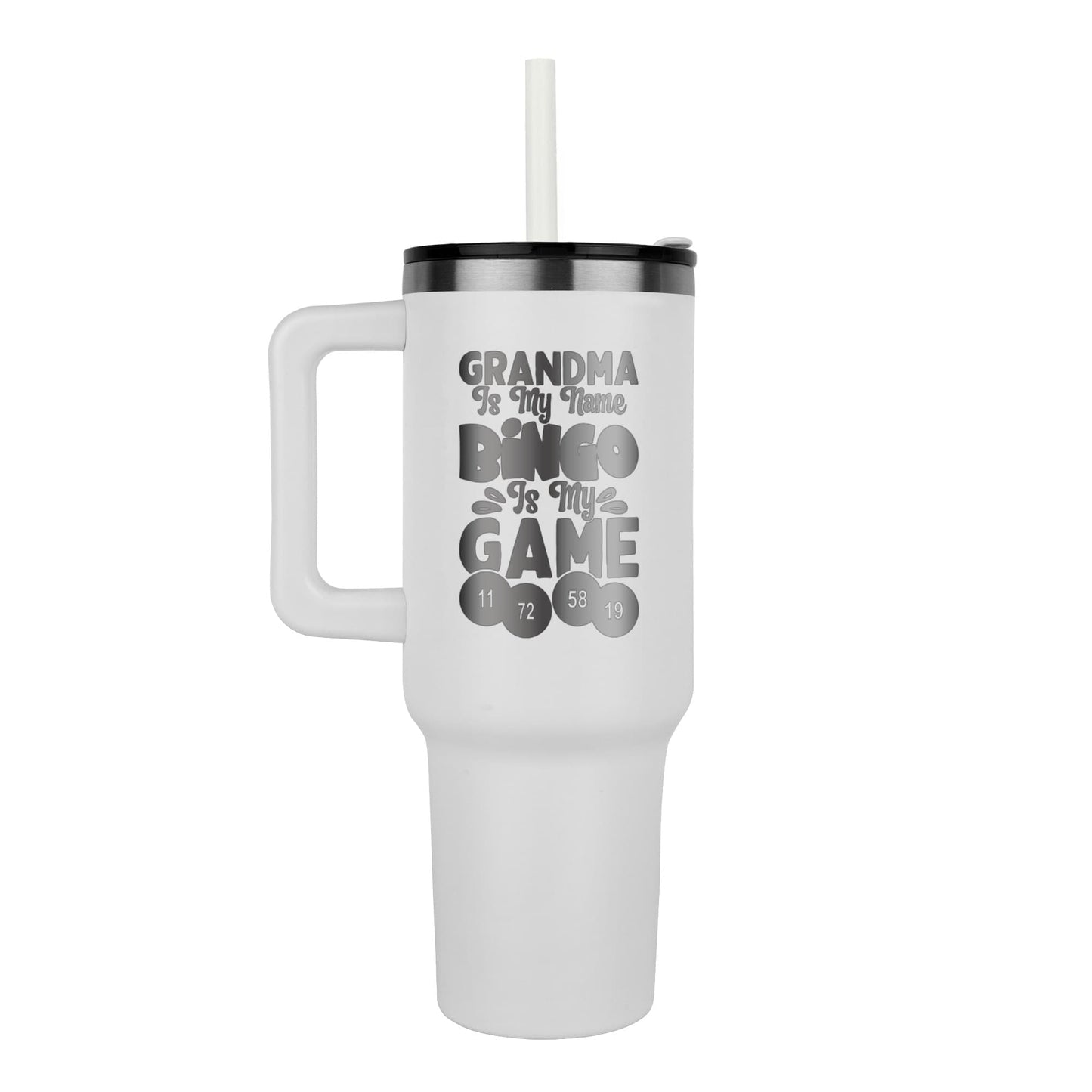 Grandma Is My Name Bingo Is My Game - Pinnacle 40oz Tumbler - Gift for Grandma