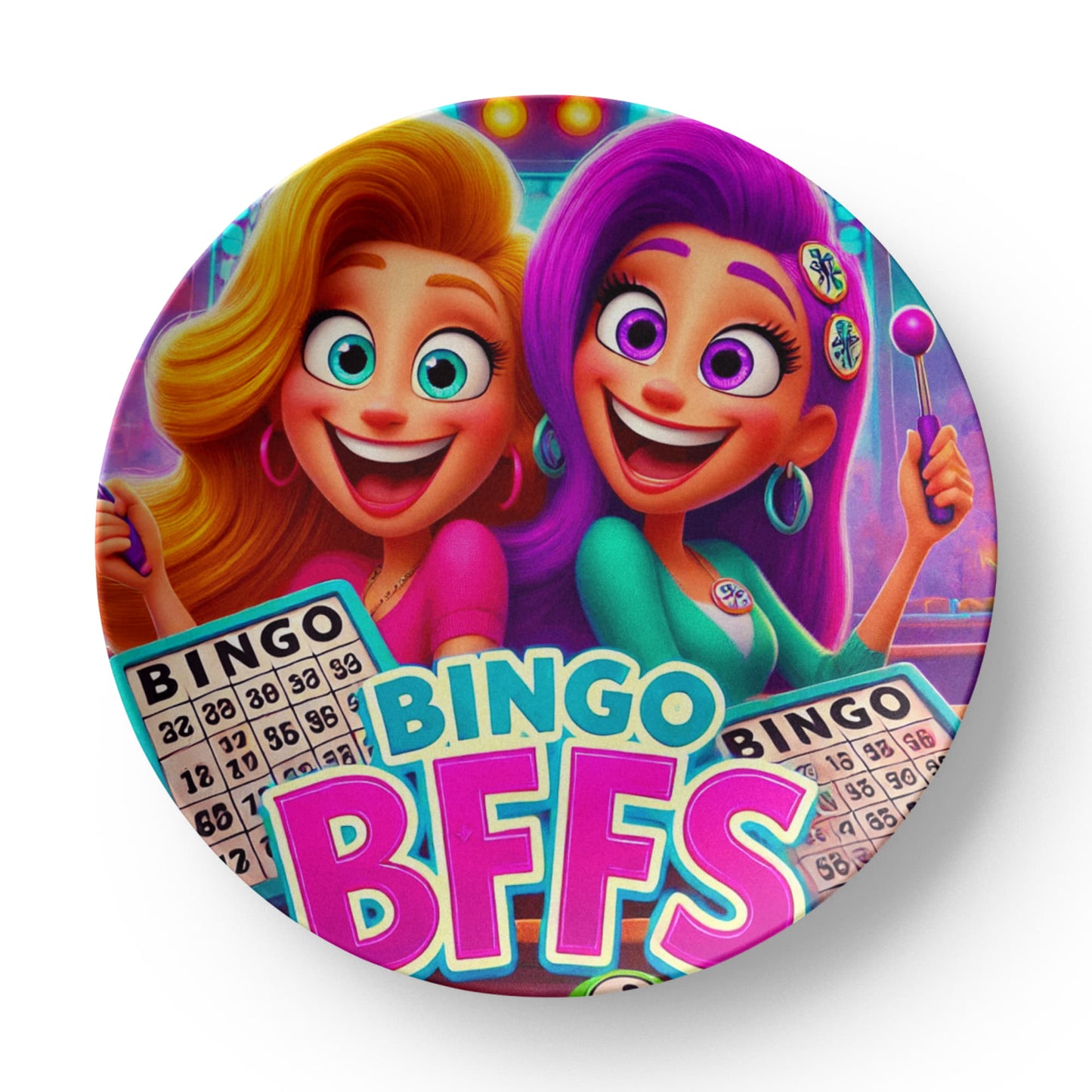 Bingo BFFS 2 - 10" Plate - Gift for Her