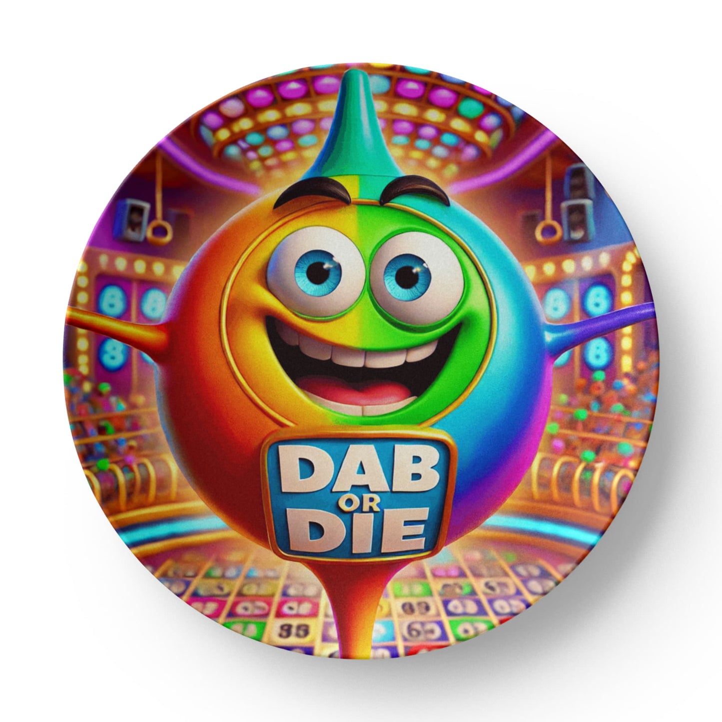 Dab Or Die 02 - 10" Plate - Gift for Her - Gift for Him