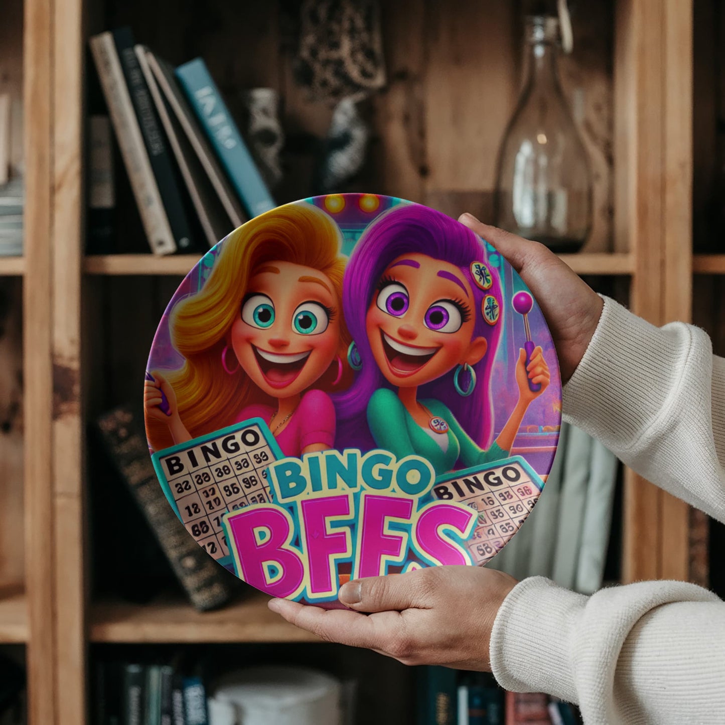 Bingo BFFS 2 - 10" Plate - Gift for Her
