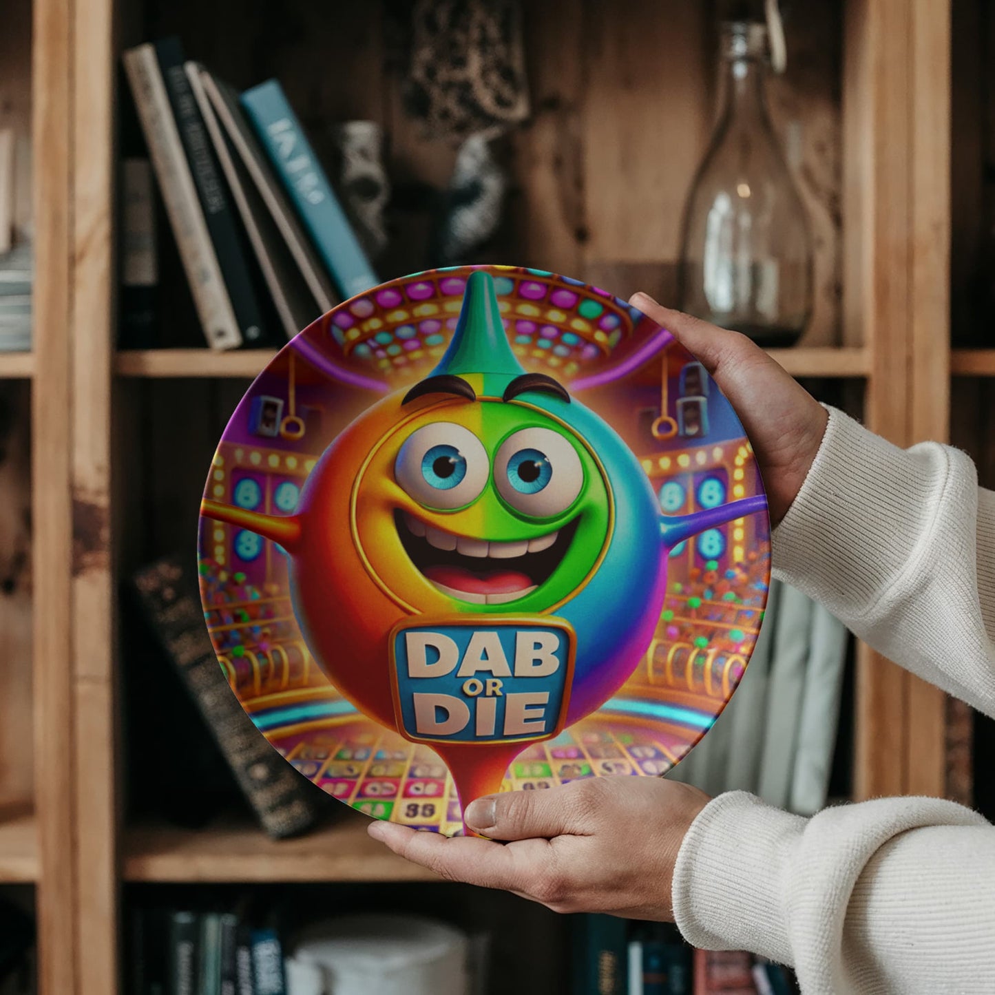 Dab Or Die 02 - 10" Plate - Gift for Her - Gift for Him