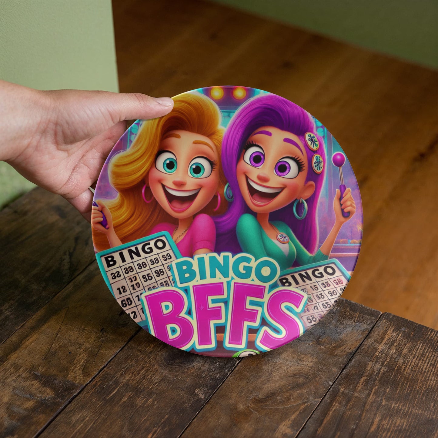 Bingo BFFS 2 - 10" Plate - Gift for Her