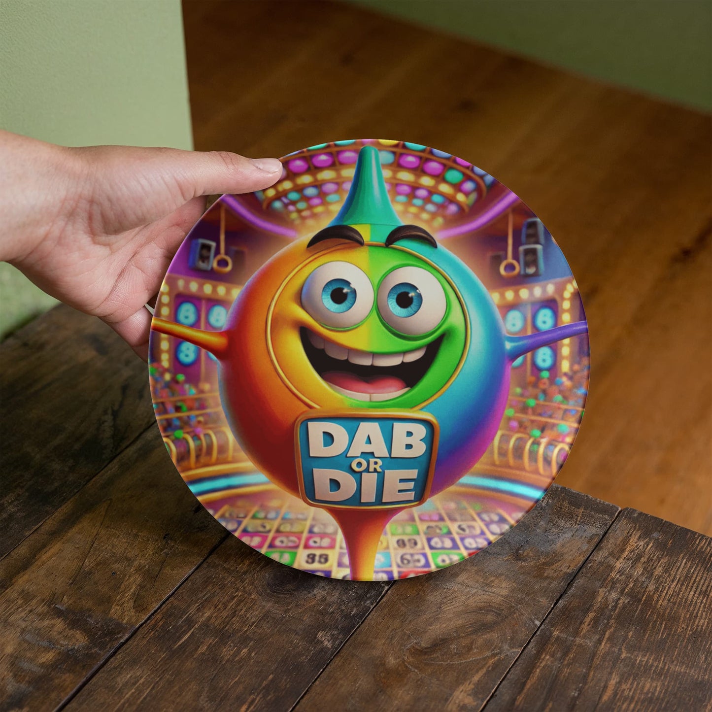 Dab Or Die 02 - 10" Plate - Gift for Her - Gift for Him