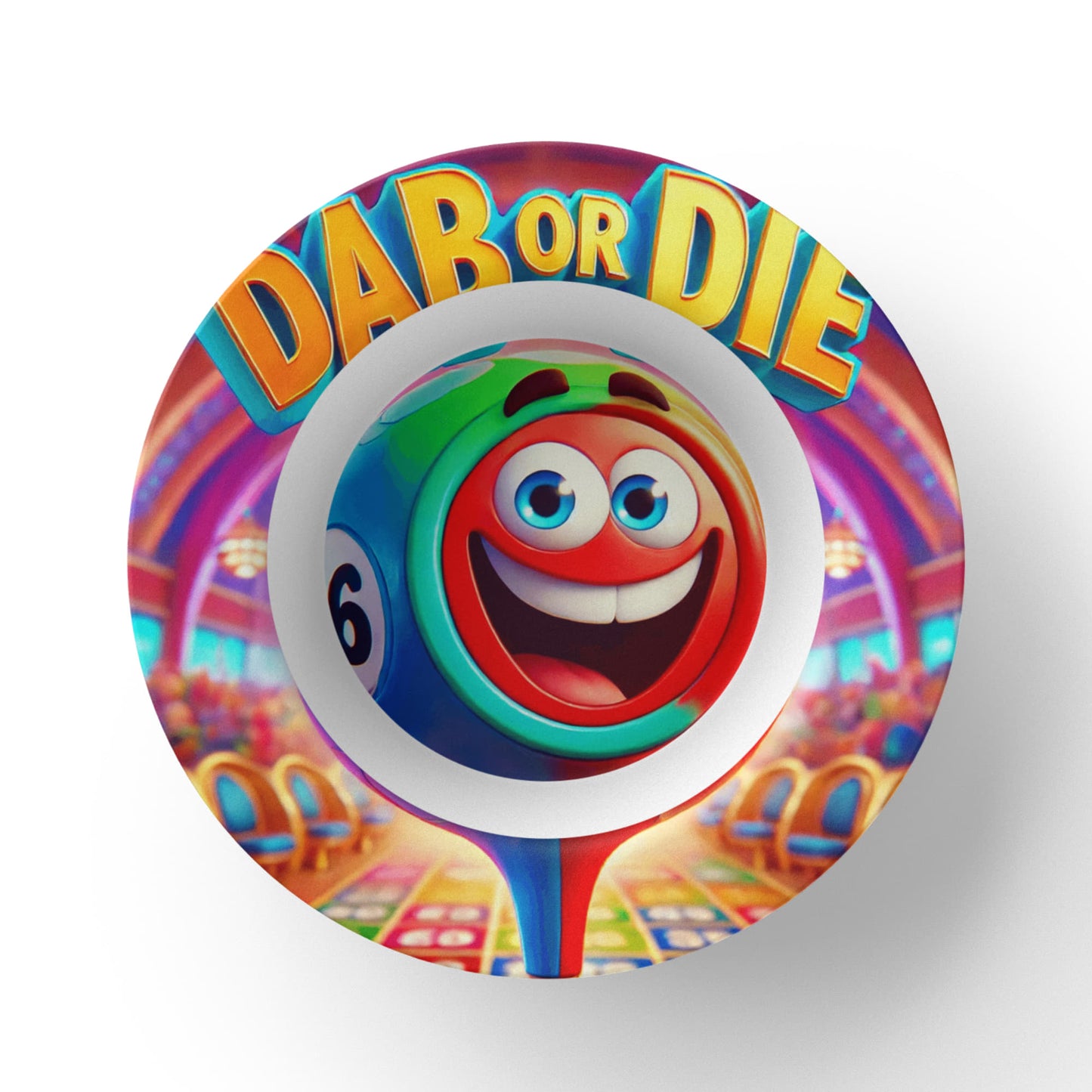 Dab Or Die 01 - 8.5” Bowl - Gift for Her - Gift for Him