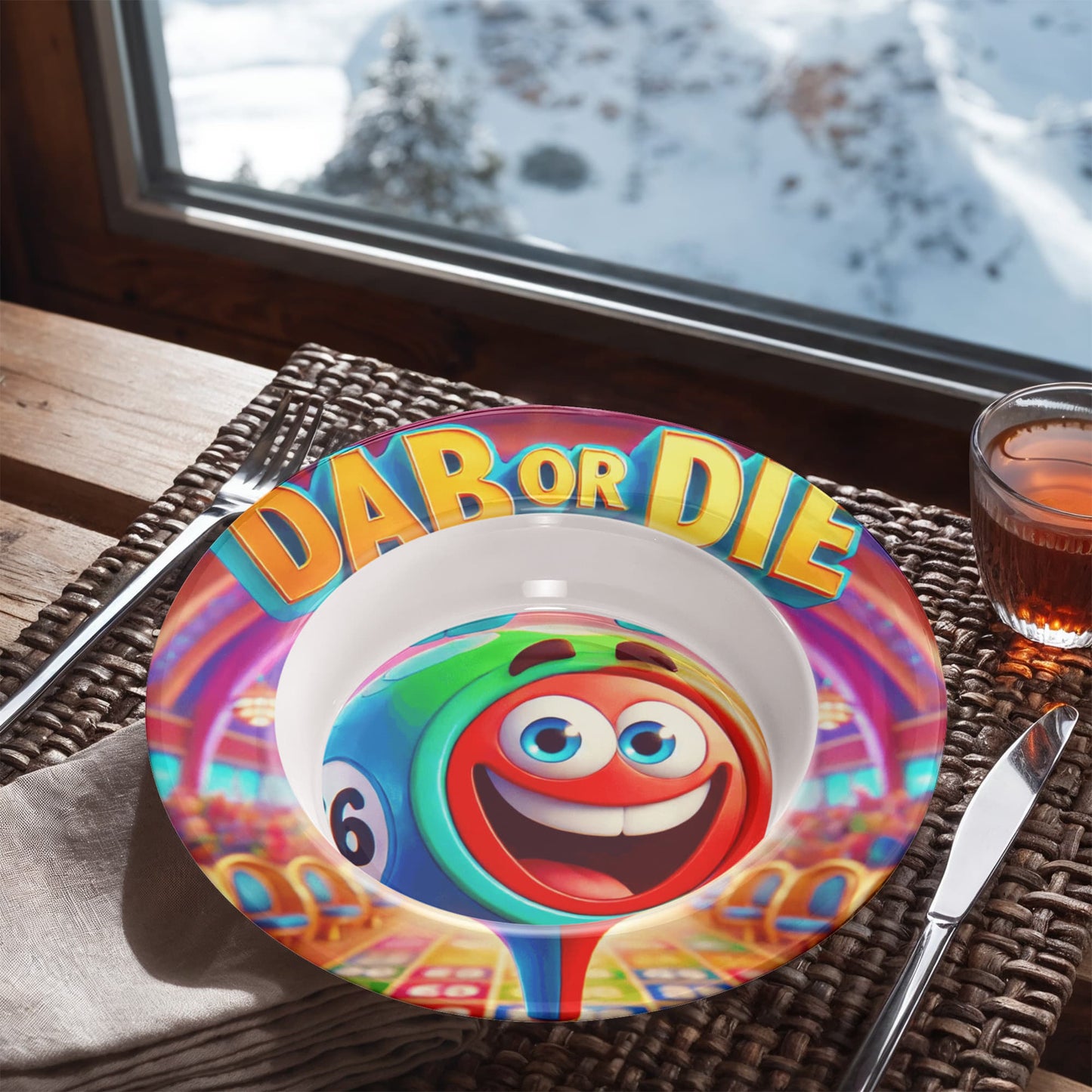 Dab Or Die 01 - 8.5” Bowl - Gift for Her - Gift for Him
