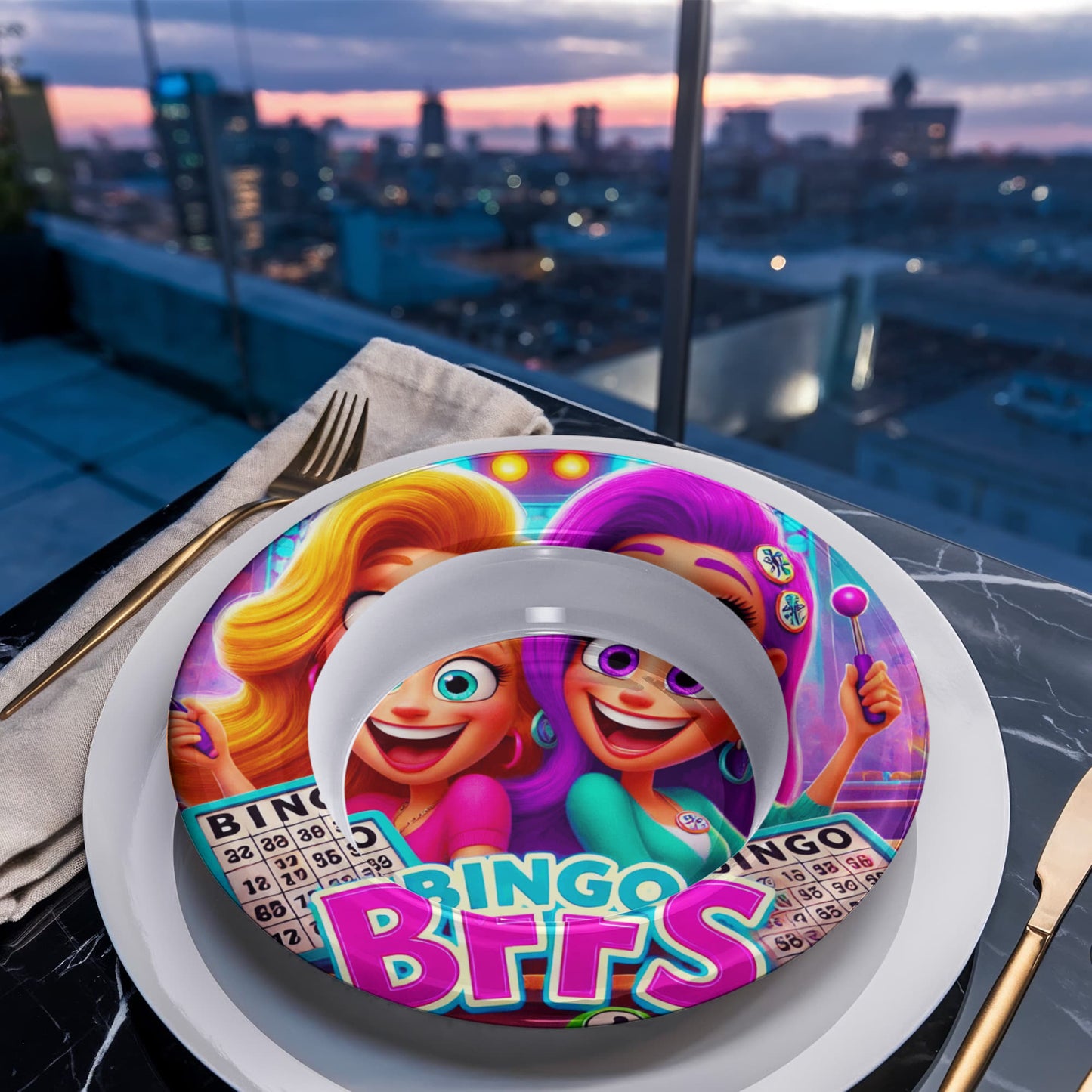Bingo BFFS 2 - 8.5” Bowl - Gift for Her