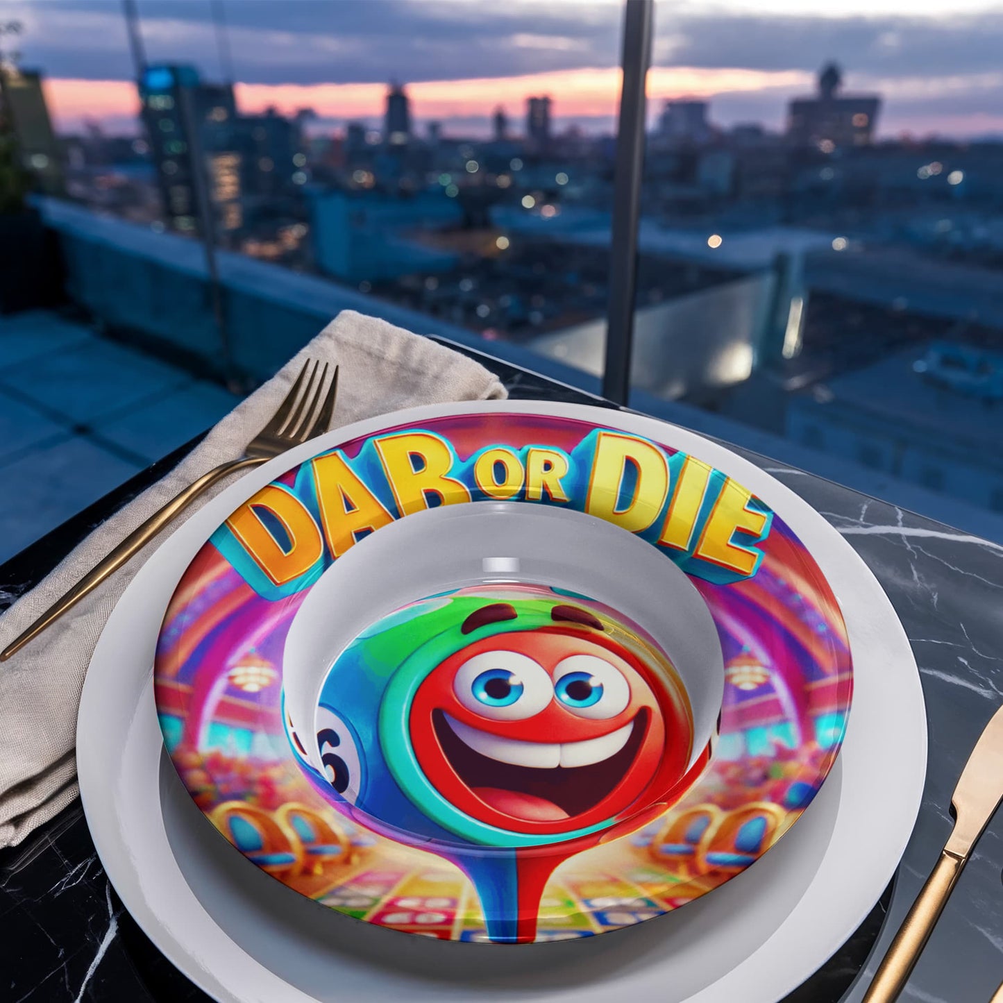 Dab Or Die 01 - 8.5” Bowl - Gift for Her - Gift for Him