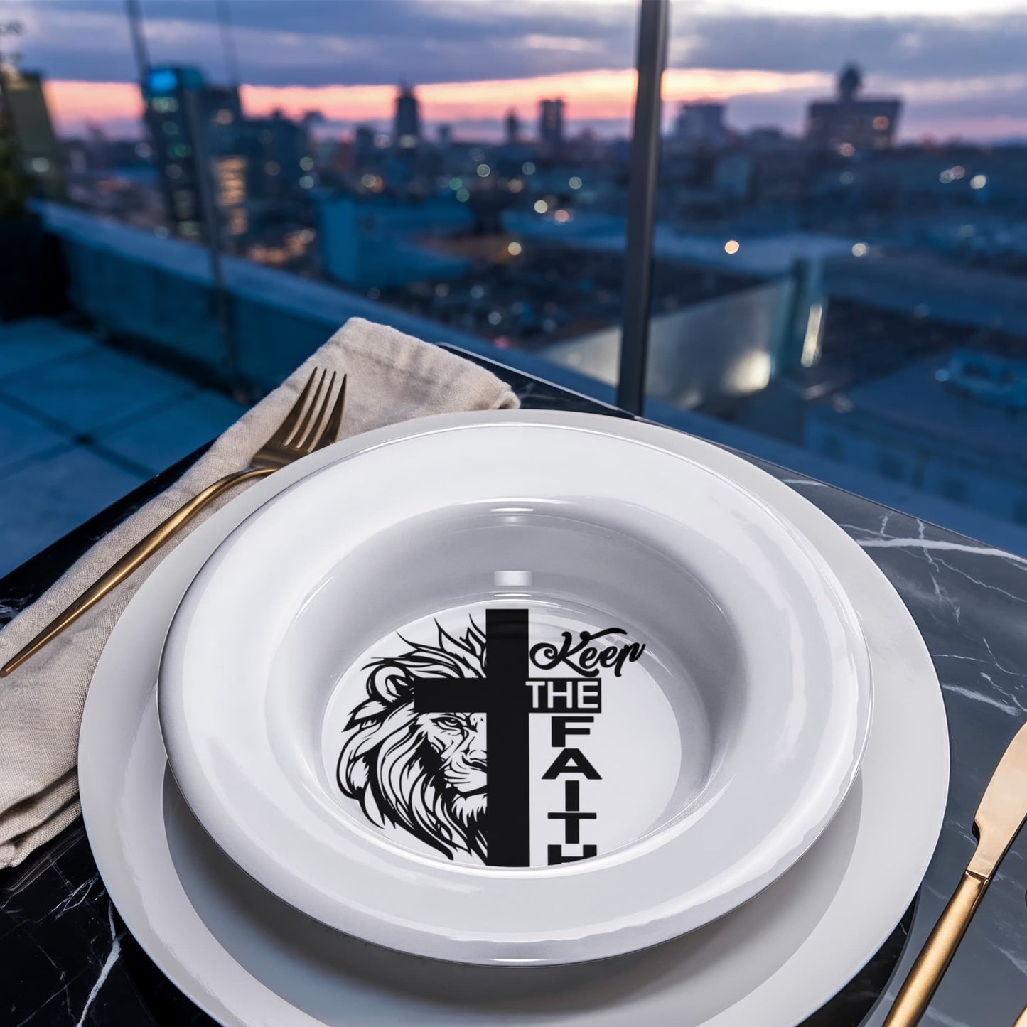 Keep The Faith - 8.5” Bowl - Gift for Her - Gift for Him