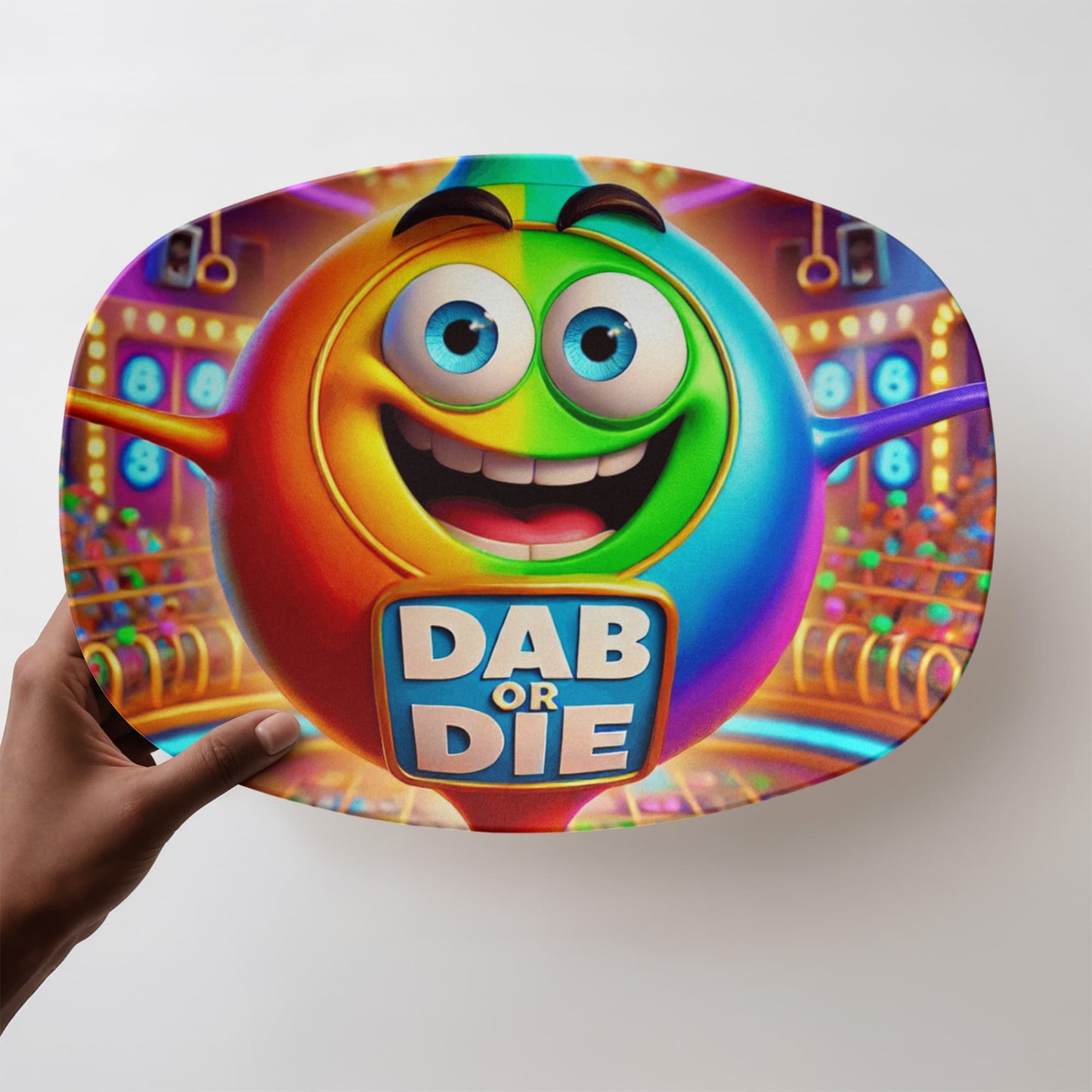 Dab Or Die 02 - 10” x 14” Platter- Gift for Her - Gift for Him