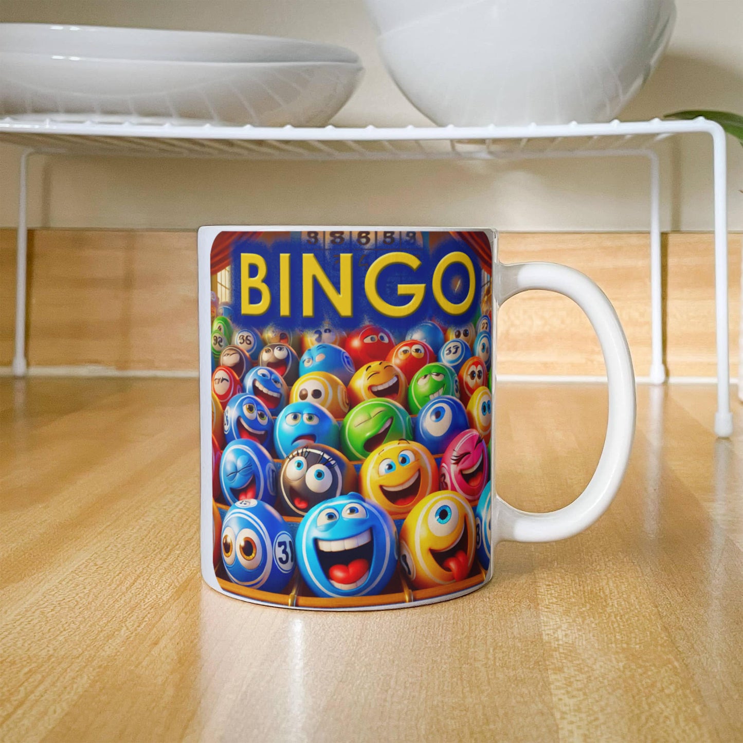Bingo 01 - White Ceramic Mug 11oz. & 15oz. - Gift for Her - Gift for Him