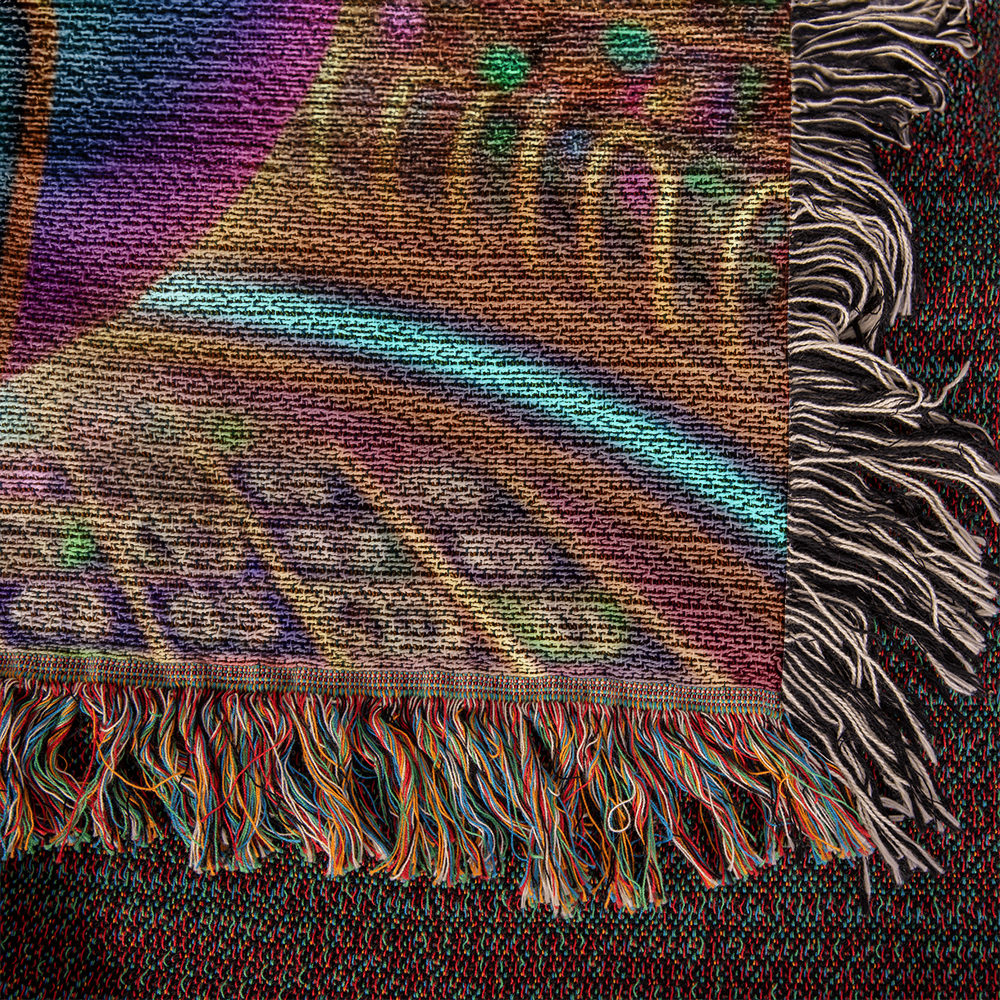 Dab Or Die 02 - Photo Heirloom Woven Blanket (Landscape) - Gift for Her - Gift for Him