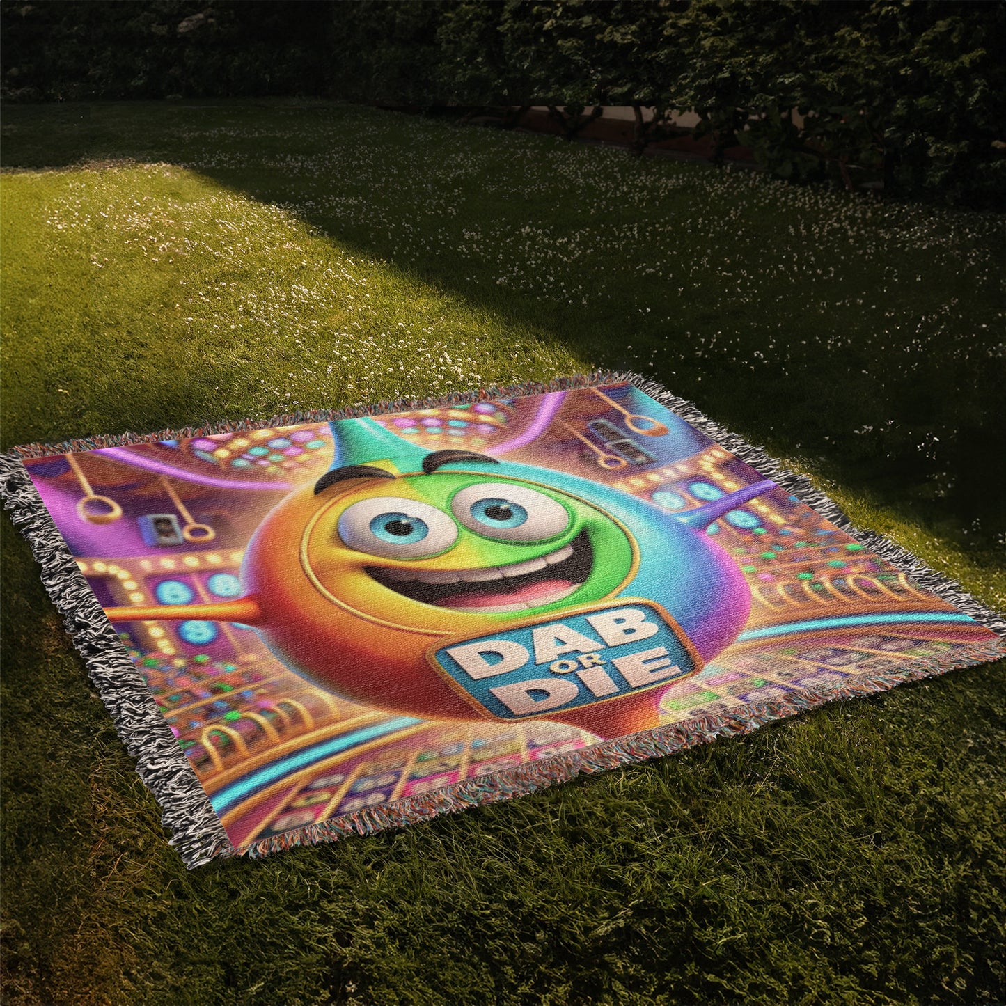 Dab Or Die 2 - Heirloom Artwork Woven Blanket (Landscape) - Gift for Her - Gift for Him