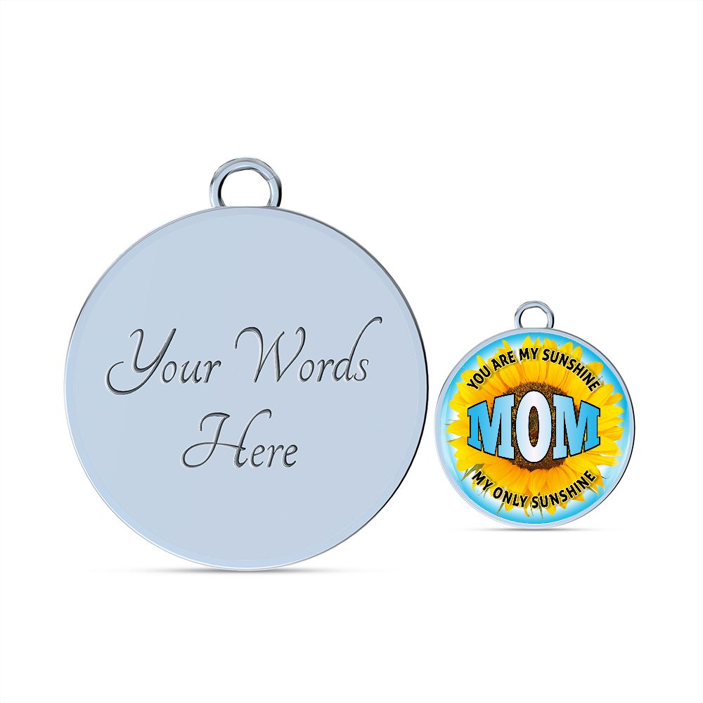 You Are My Sunshine - Circle Bangle - Gift for Mom