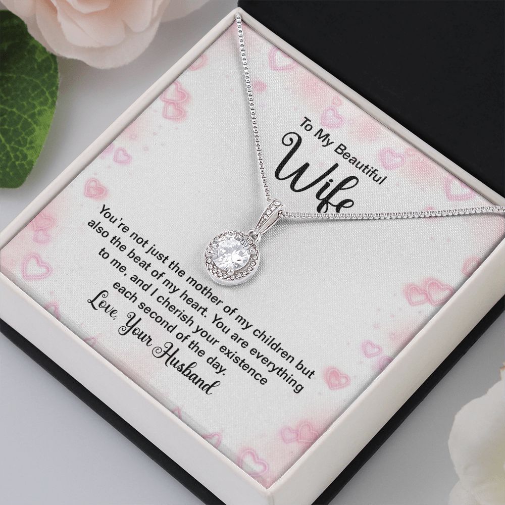 To My Beautiful Wife, You are Everything To Me - Eternal Hope Necklace - Gift for Wife