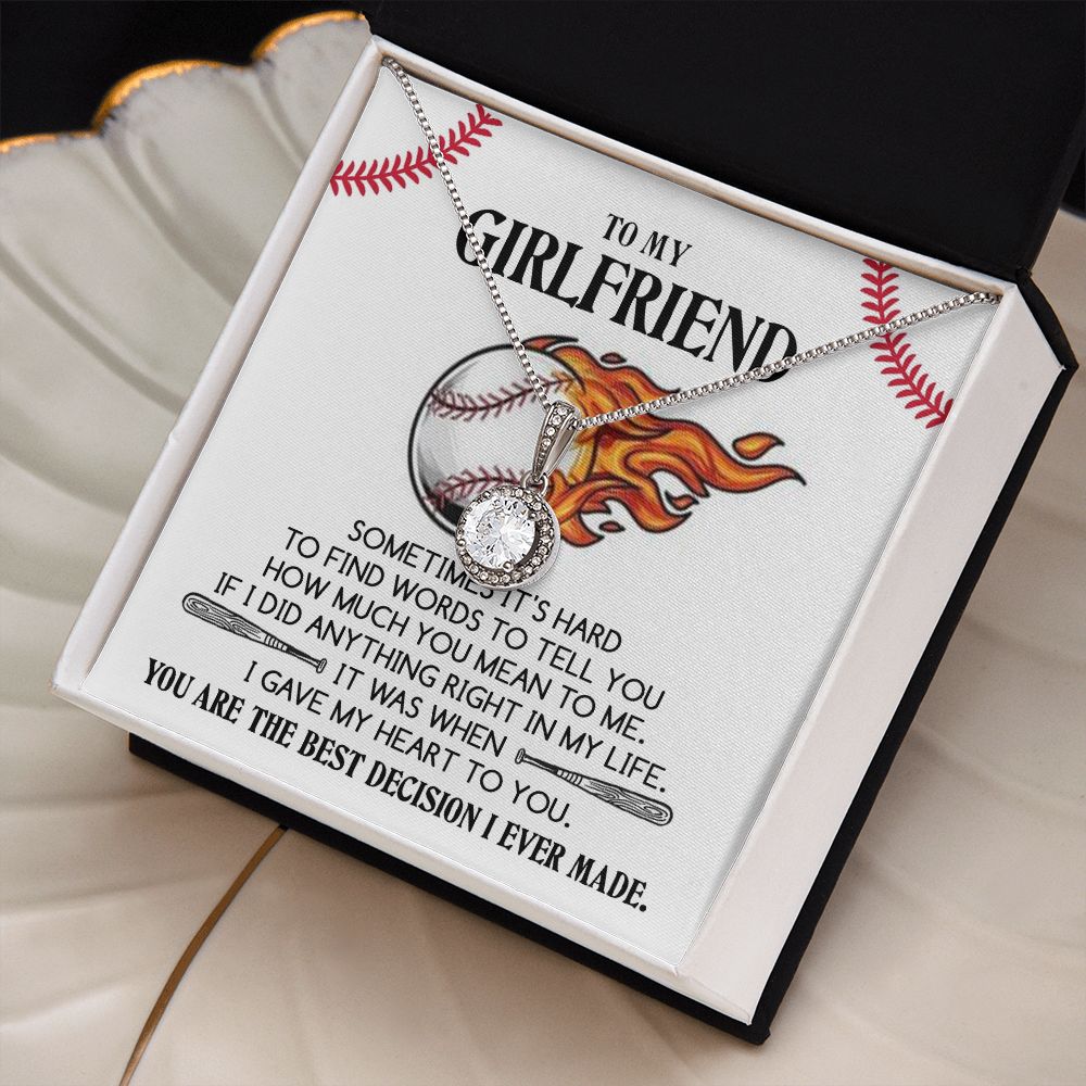 To My Girlfriend, You Are The Best Decision I Ever Made - Eternal Hope Necklace - Gift for Girlfriend
