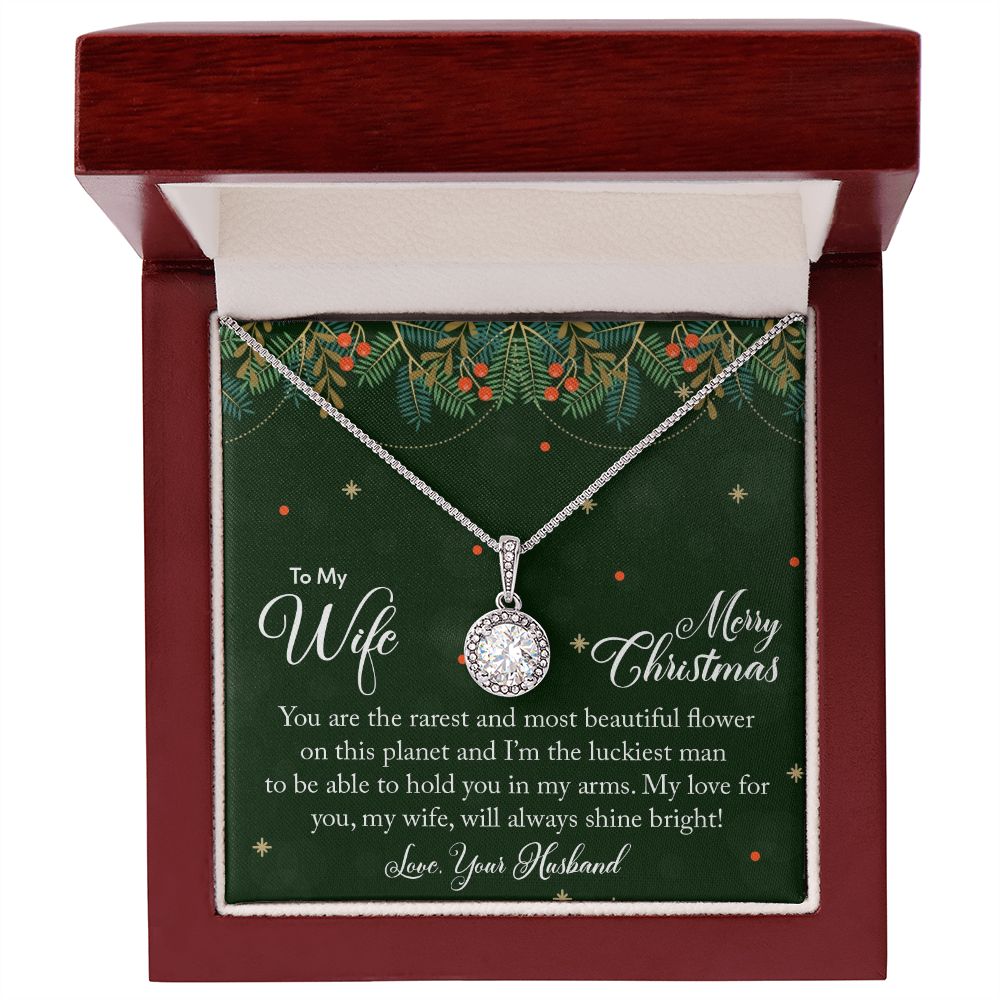 To My Wife, My Love For You Will Always Shine Bright - Eternal Hope Necklace - Gift for Wife
