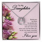 To My Daughter, Raising You Has Been My Greatest Joy - Lucky In Love Necklace - Gift for Daughter