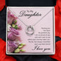 To My Daughter, Raising You Has Been My Greatest Joy - Lucky In Love Necklace - Gift for Daughter