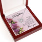 To My Daughter, Raising You Has Been My Greatest Joy - Lucky In Love Necklace - Gift for Daughter