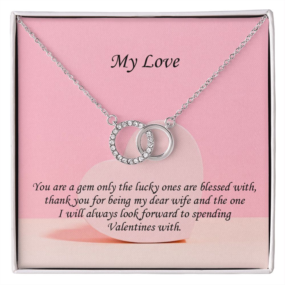 My Love, Thank You For Being My Dear Wife - Perfect Pair Necklace - Gift for Wife