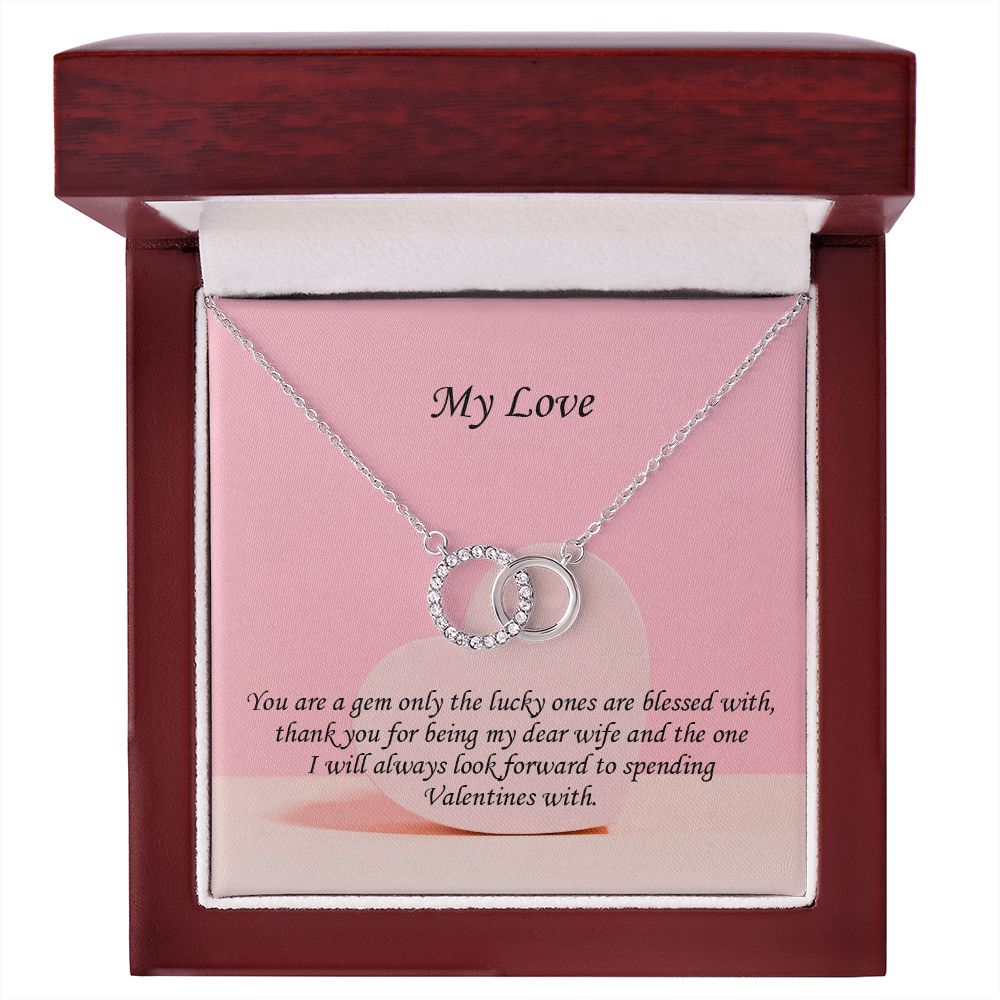 My Love, Thank You For Being My Dear Wife - Perfect Pair Necklace - Gift for Wife