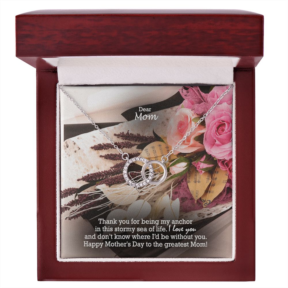 Happy Mother's Day To The Greatest Mom! - Perfect Pair Necklace - Gift for Mom