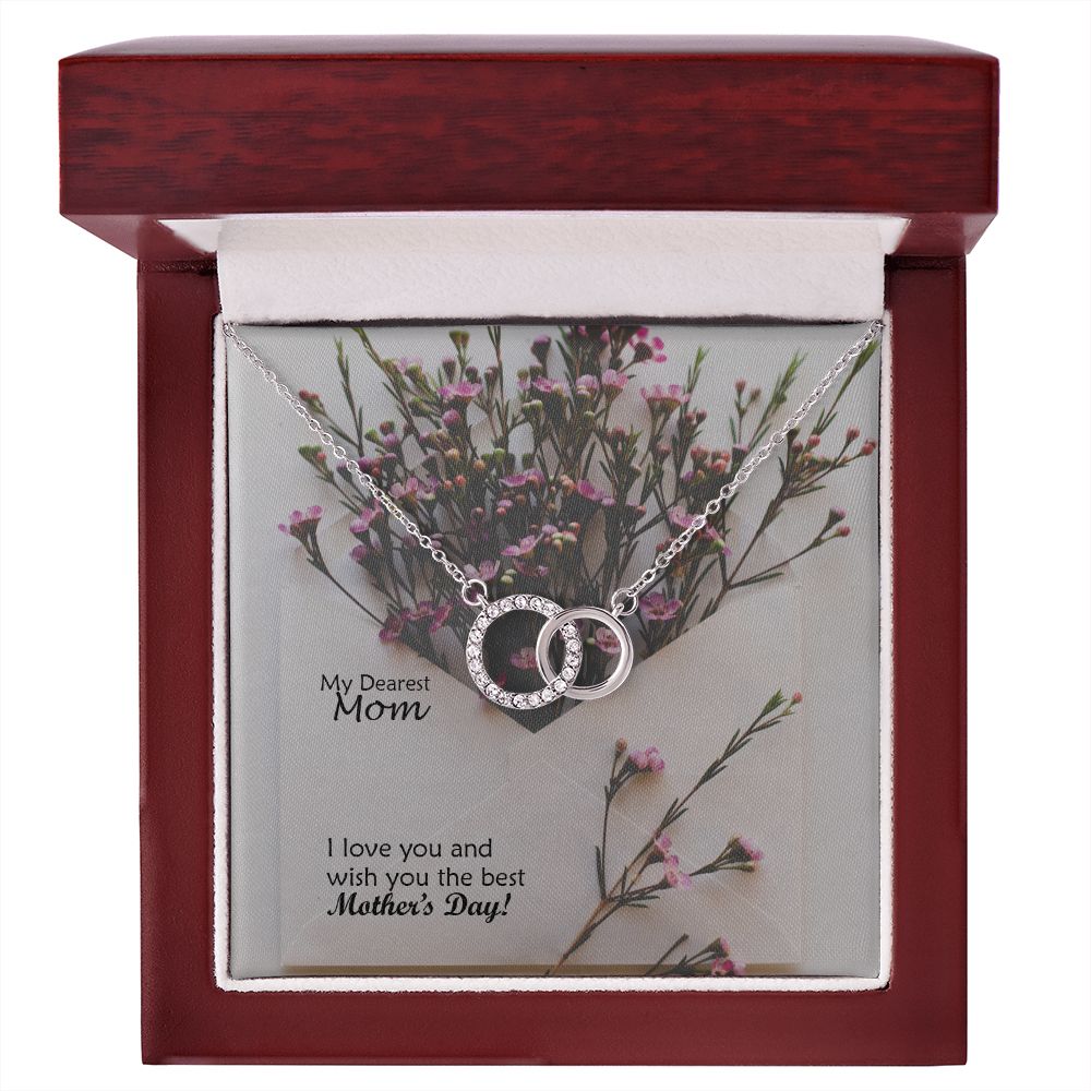 I Love You & Wish You The Best Mother's Day! - Perfect Pair Necklace - Gift for Mom