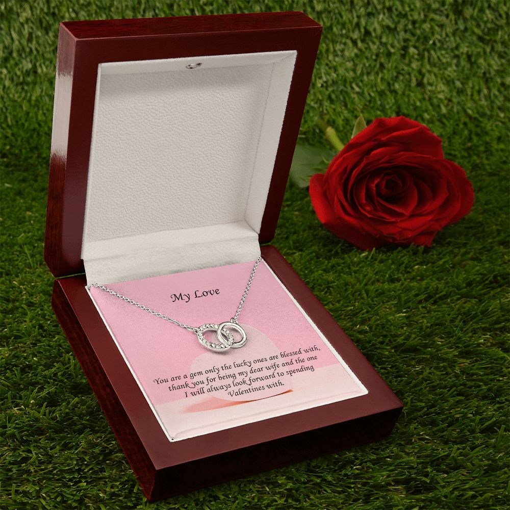 My Love, Thank You For Being My Dear Wife - Perfect Pair Necklace - Gift for Wife