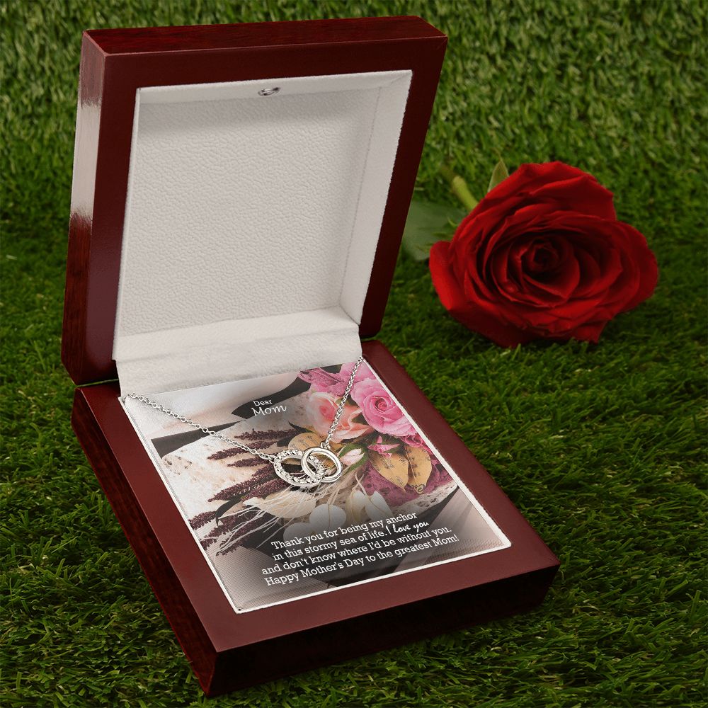 Happy Mother's Day To The Greatest Mom! - Perfect Pair Necklace - Gift for Mom