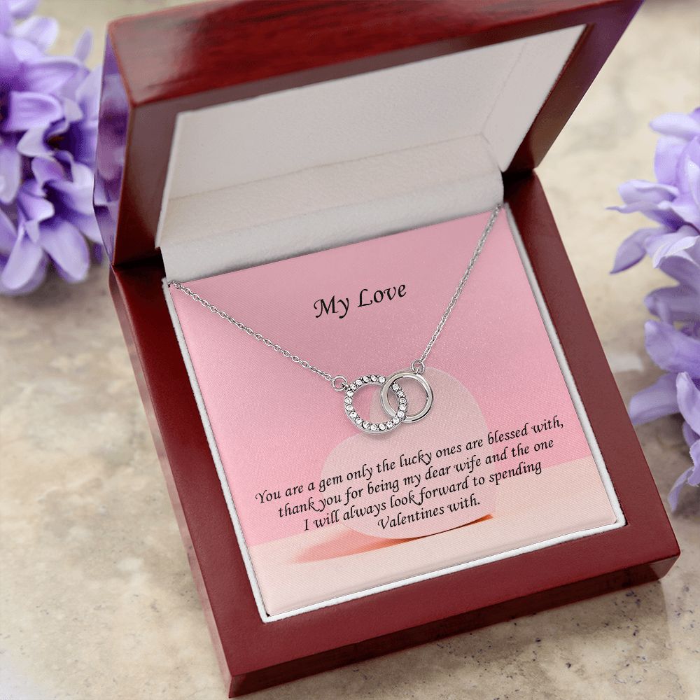 My Love, Thank You For Being My Dear Wife - Perfect Pair Necklace - Gift for Wife
