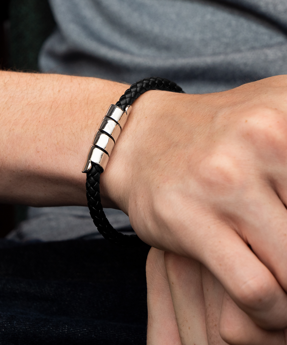 To My Man, I Always Thought The Perfect Guy Was A Dream - Man Bracelet - Gift for Him