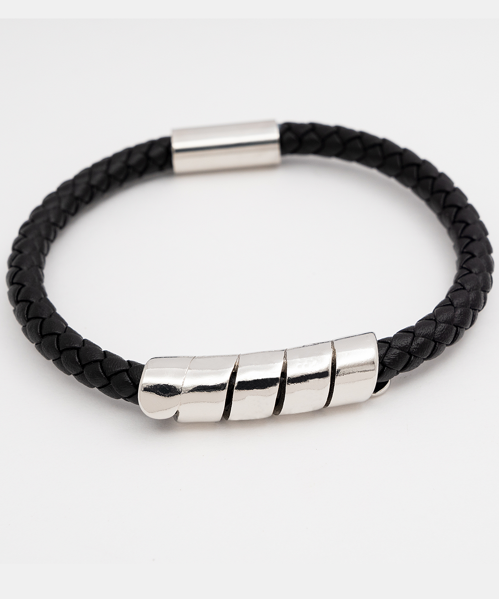 To My Dad, I Always Admire Your Composure, Patience & Kindness - Happy Father's Day - Man Bracelet - Gift for Dad