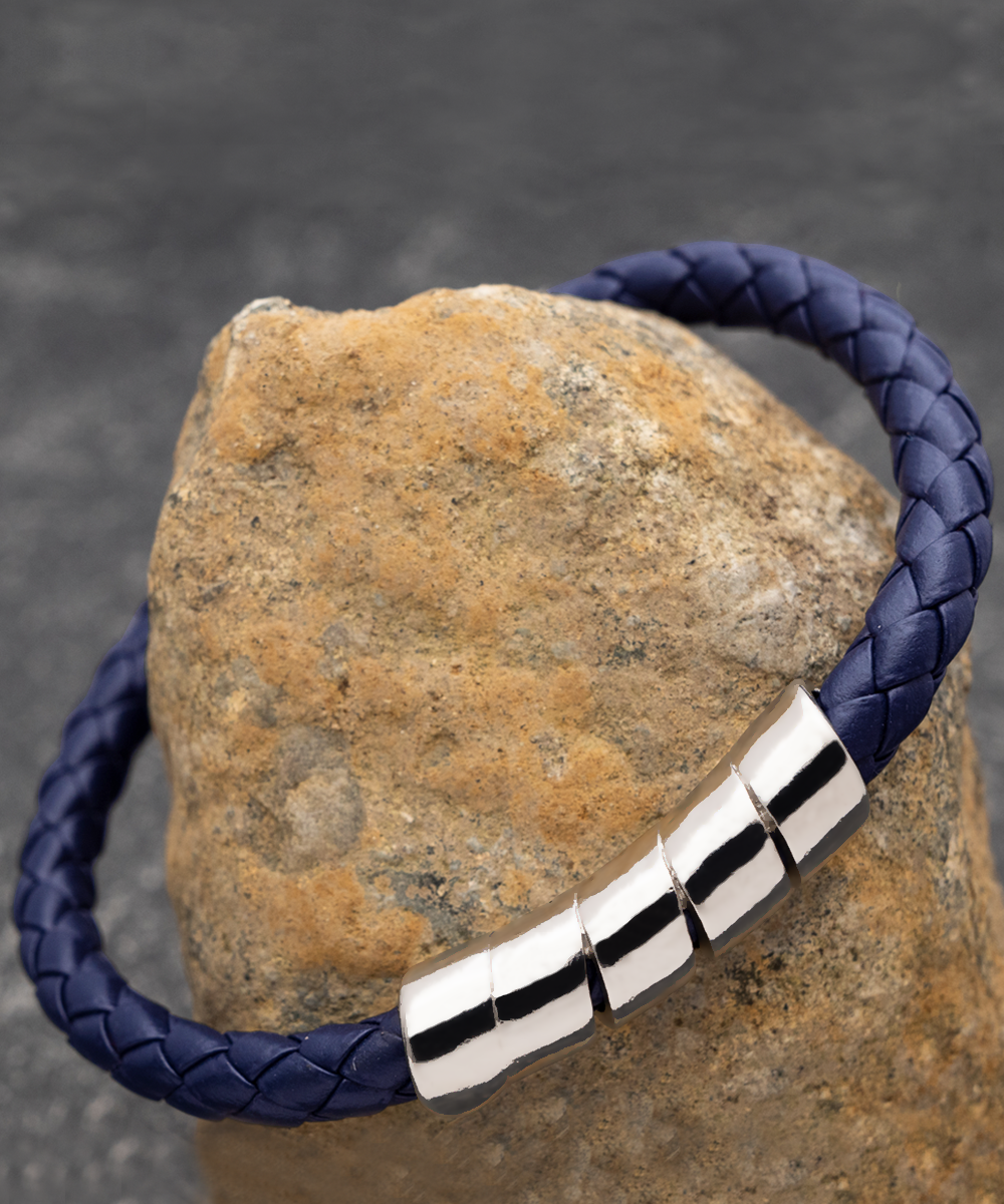 To My Son, You Are Such a Blessing To My Life - Man Bracelet - Gift for Son