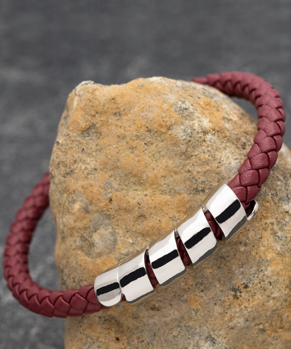 To My Brother, Thank You For Always Guiding Me Through The Right Way - Man Bracelet - Gift for Brother