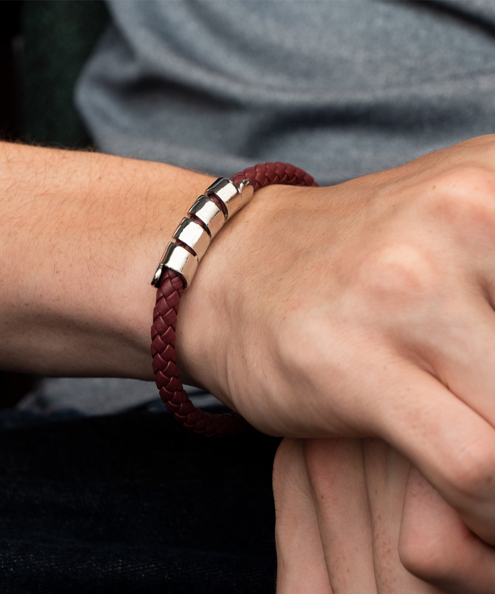 To My Son, You Are Not Only My Son Rather My Best Friend - Man Bracelet - Gift for Son