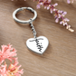 Faith (Black) - Graphic Heart Keychain - Gift for Her - Gift for Him