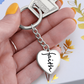 Faith (Black) - Graphic Heart Keychain - Gift for Her - Gift for Him