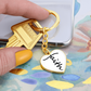 Faith (Black) - Graphic Heart Keychain - Gift for Her - Gift for Him