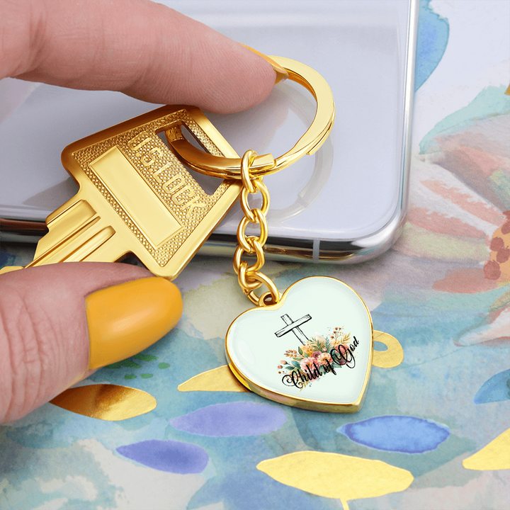 Child Of God Heart Keychain – Gift for Her