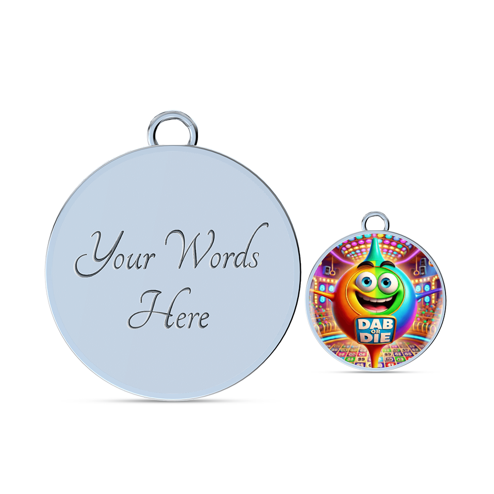 Dab Or Die 2 - Non-Message Card Luxury Circle Bangle - Gift for Her